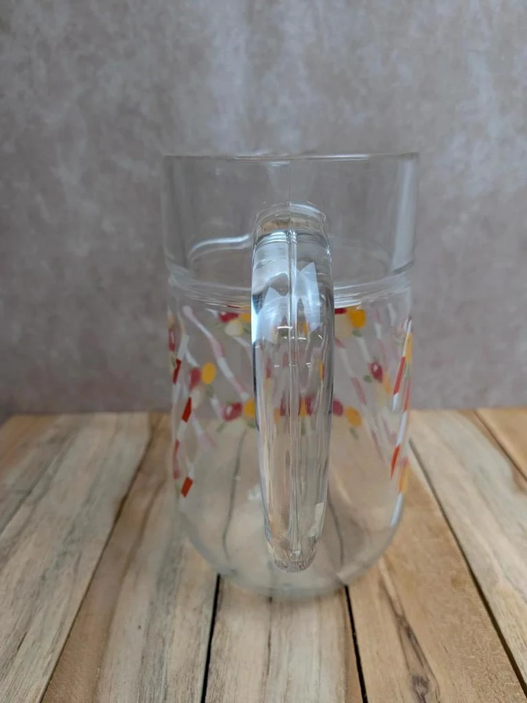 Vintage glass lemonade jug – Made in France – photo 4